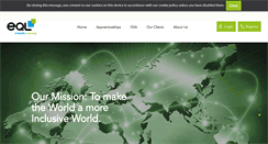 Desktop Screenshot of e-qualitylearning.com