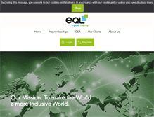 Tablet Screenshot of e-qualitylearning.com